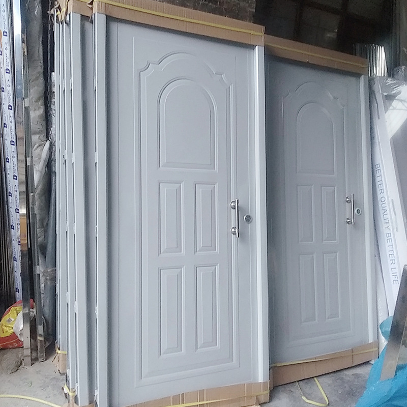 Direct Selling Rental House Entry Steel Indoor Room Bedroom Anti-theft Safety Door Spray Plastic Door Iron Door Balcony Door