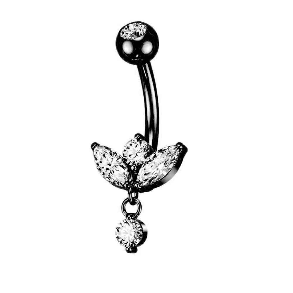 16G labret stud size and finish detail