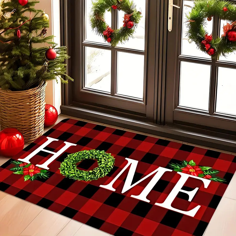 Non-slip Decorative Bathroom Floor Mat Printed American Style_voghion.com
