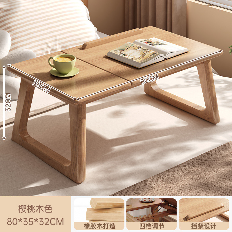 Personalizado kang balcón escritorio de madera maciza escritorio tatami pequeño dormitorio mesa de estudio mesa de computadora portátil