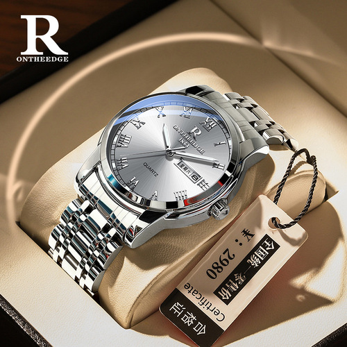 Ruizhiyuan Men's High-end Waterproof Watch Foreign Trade Quartz Watch Wholesale Mechanical Watch Women's One Piece Dropshipping