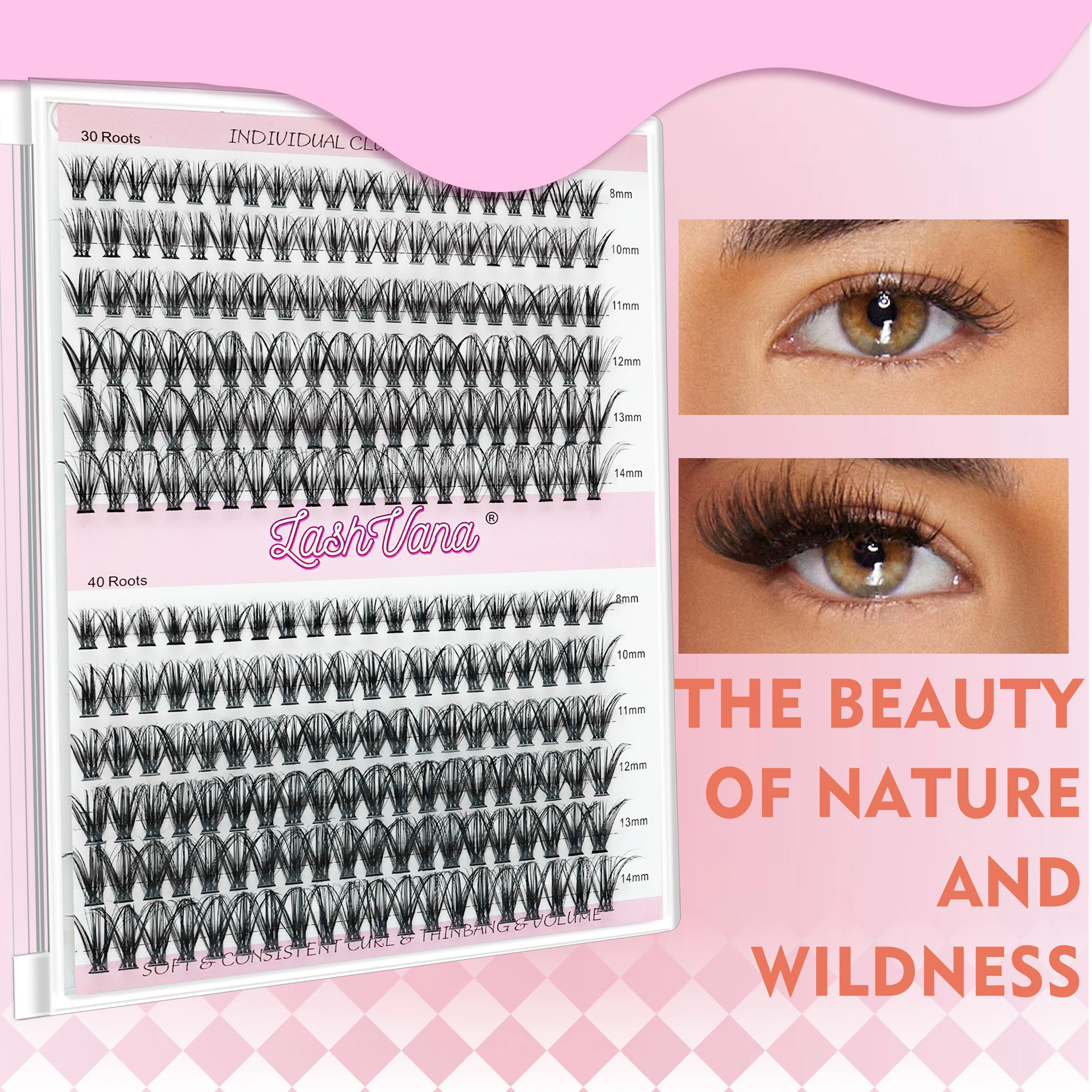 (Торговля через границу),False eyelashes, плотный завиток объёмный набор для наращивания, новая коллекция, отдельные пучки ресниц