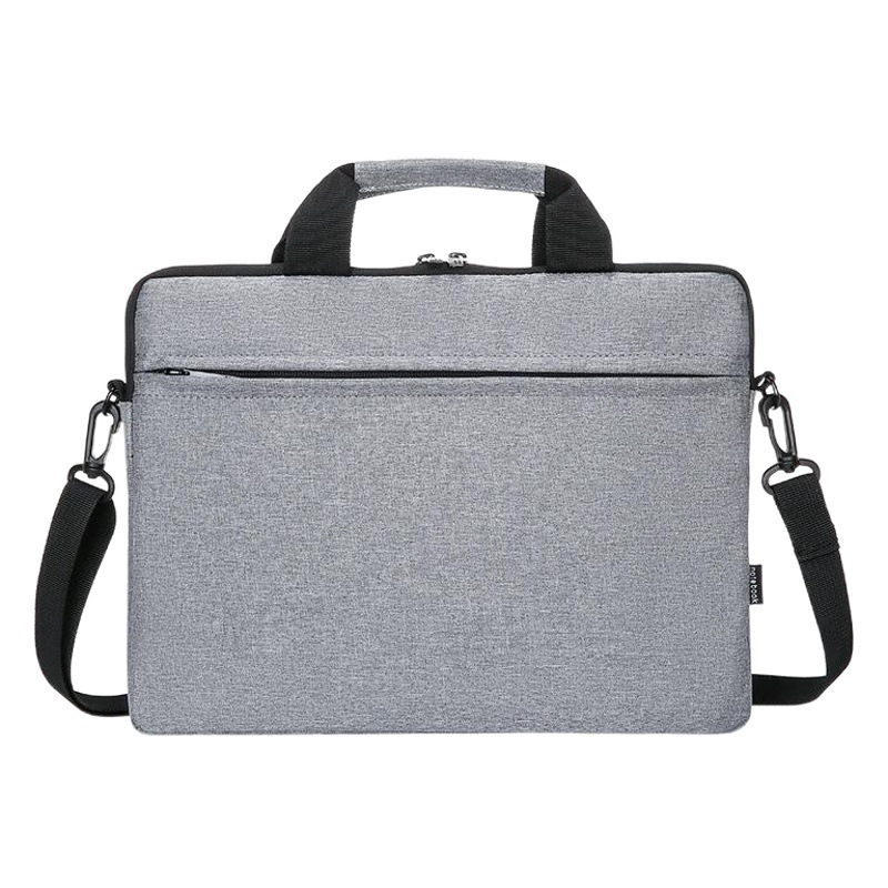 Cross-Border Laptop Bag, Simple Document Bag, Cross-Body Briefcase, Wear-Resistant and Shock-Resistant Commuter Laptop Bag