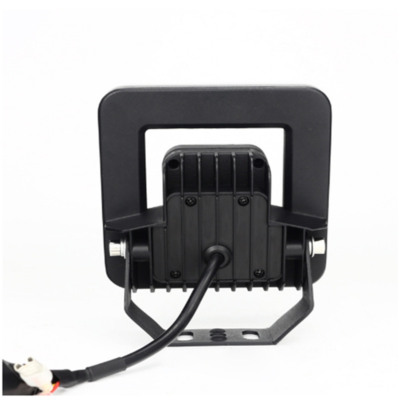 LED cuadrado de 4,5 pulgadas lámpara de trabajo auxiliar faro de motocicleta transformado faro de luz alta y baja