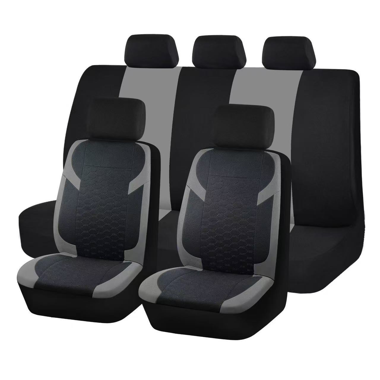 Source Manufacturer Elastic Fabric Hexagonal Honeycomb Style Universal Car Seat Cushion Cover Amazon Temu