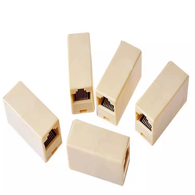 Сетевой кабель разъем RJ45 Сетевой кабель к разъему Сеть сквозной головки удлинения сетевого кабеля 100PCS/пакет