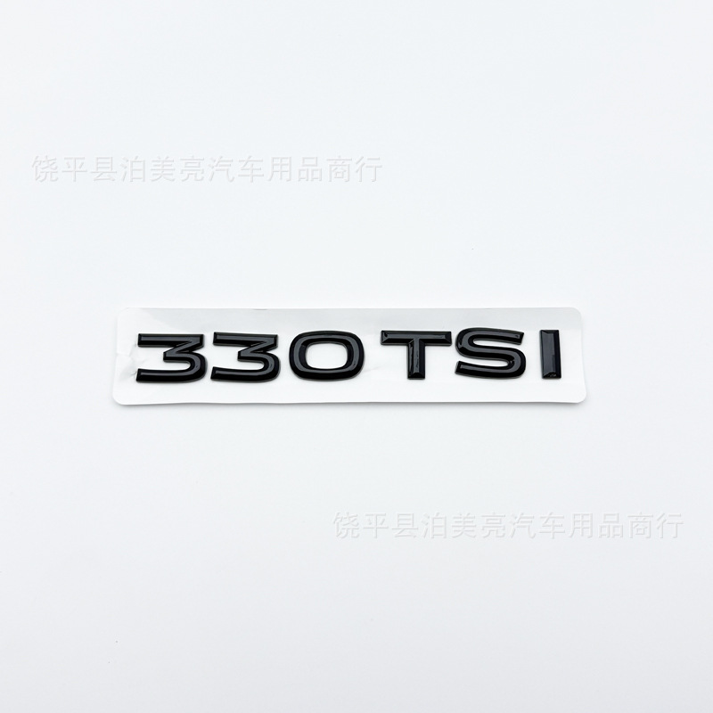 Suitable for New and Old Volkswagen Cc Black Car Logo Modification 380Tsi Rear Tail Logo Arteon Letter Logo Displacement Sticker