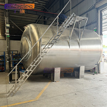 工业不锈钢储罐 无菌储水水箱 化工原料储存罐 卧式加厚储液设备