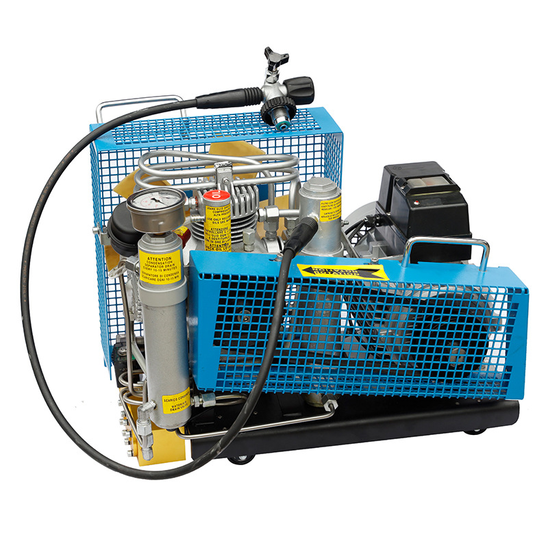 Bomba de llenado de aire respiratorio italiana, alta presión estable, bomba de llenado para aplicaciones de inmersión y lucha contra incendios