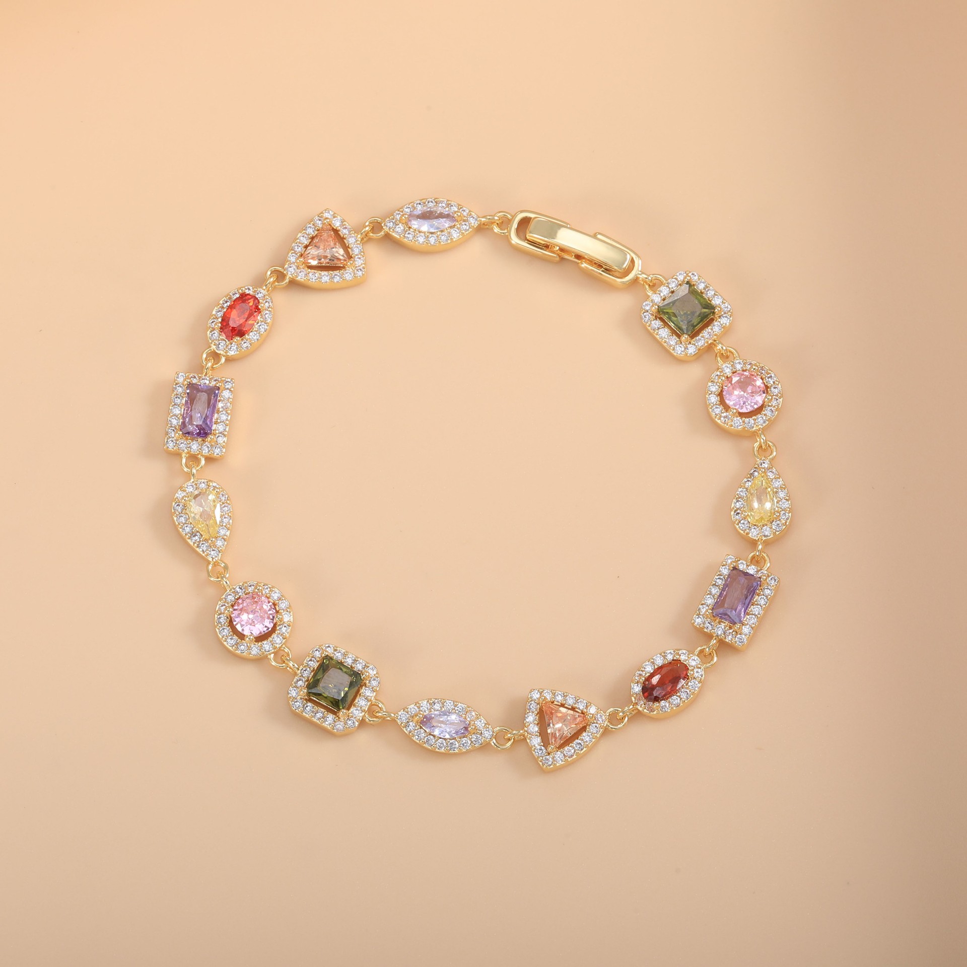 Pulsera mujer elegante clásica multi formas joya fina_voghion.com