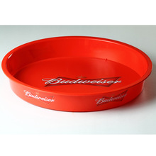 厂家批发酒吧KTV简约 啤酒盘 塑料托盘 水果盘防滑可印刷酒托盘