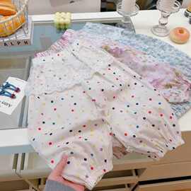 女孩灯笼裤儿童防蚊裤夏季2026长裤女童裤子可爱印花碎花休闲遛弯