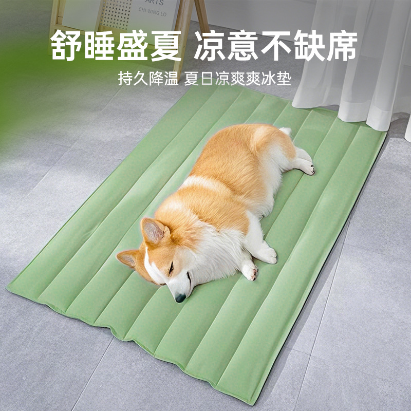 Almohadilla de hielo para perros de verano, nido de gato, alfombra de perrera fría, alfombra de enfriamiento de seda para mascotas, alfombra de hielo para mascotas, venta al por mayor transfronteriza