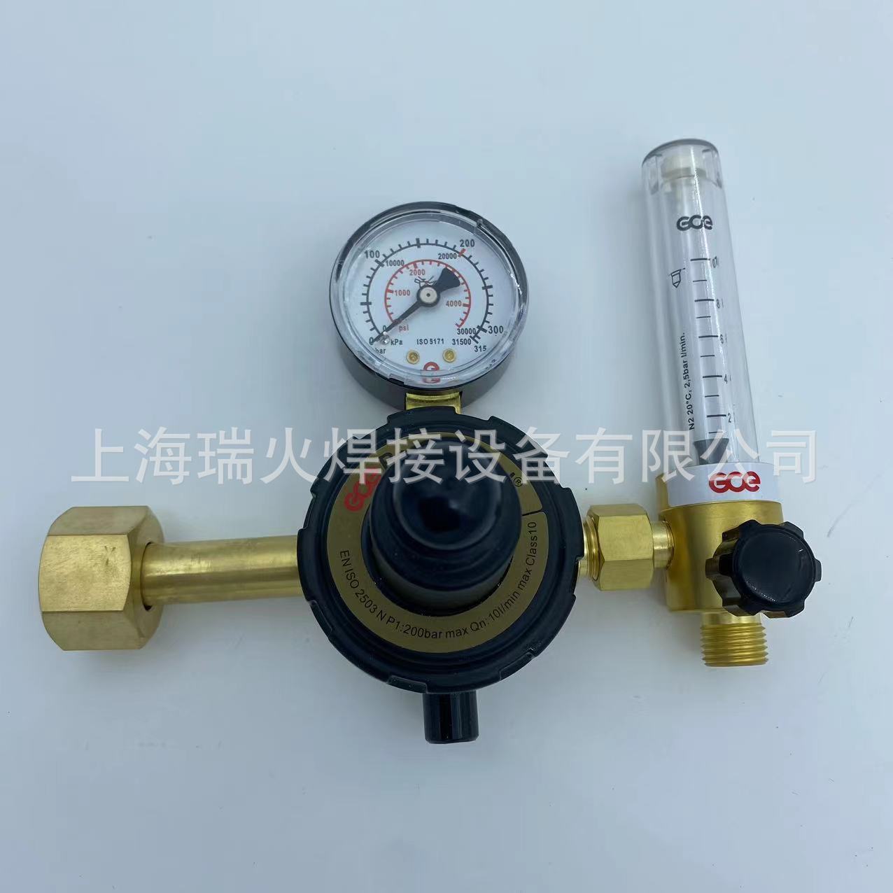 195Q-30L空气195H-100L氢气195THe-80L氦气195TA-50L氩气减压器