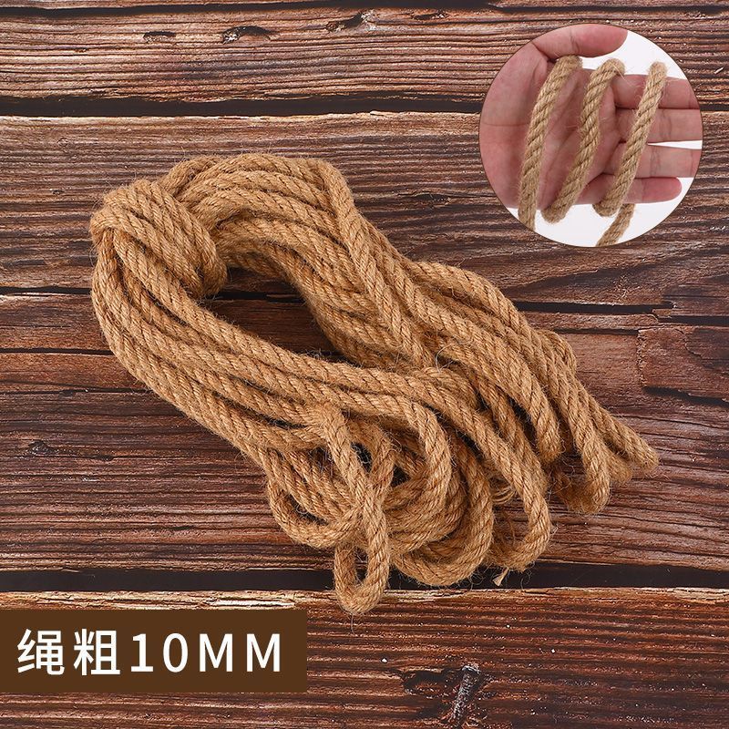麻縄ロープ装飾卸売手作り猫スクラッチ剣細くて太い diy 装飾水道管編組糸壁材料写真|undefined