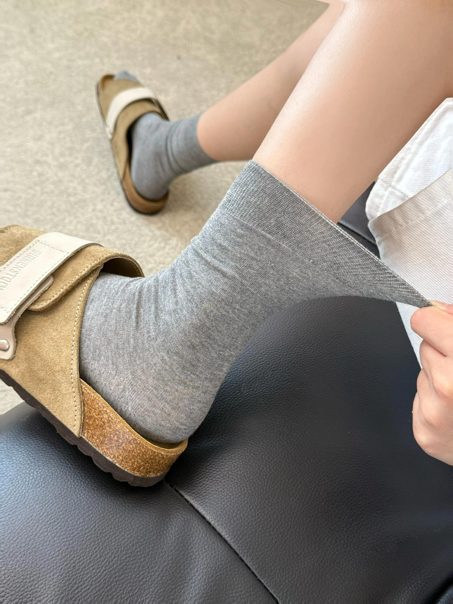 밝은 회색 / 하나의 크기는 모두 맞는