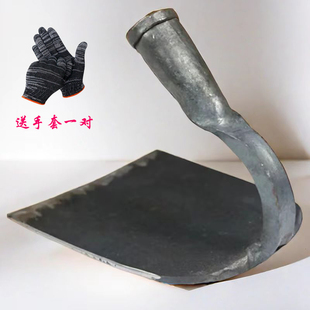All-Steel Forged Hoe for Weeding, Hoeing, Agricultural Use, Digging, Planting Vegetables, Weeding, Shovel, Spring Steel, Gloves Included