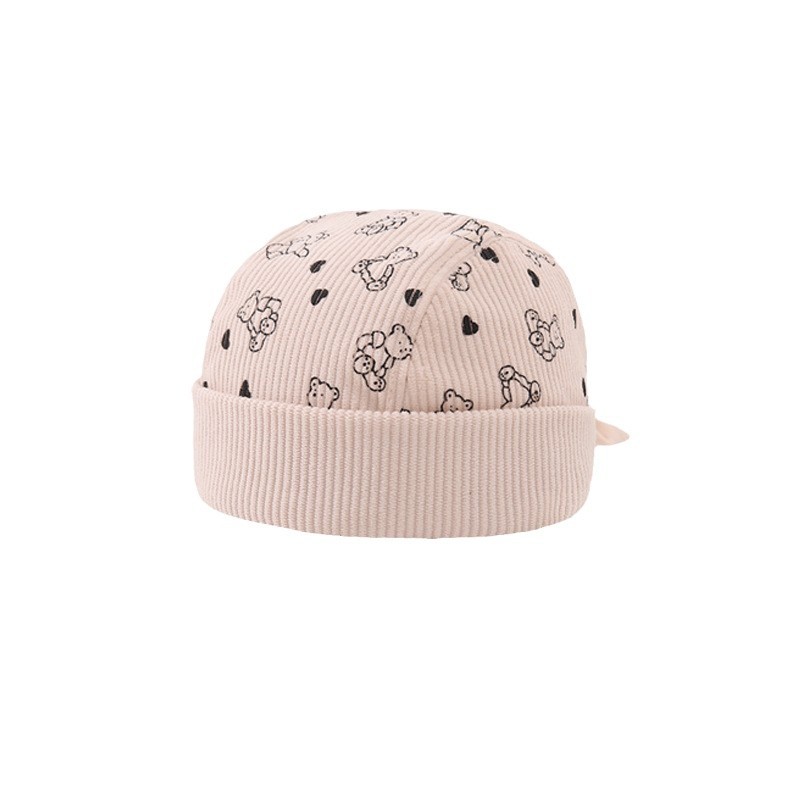 Sombreros para bebés primavera y otoño para bebés Sombreros para niños y niñas Sombreros piratas de otoño y invierno para bebés Sombreros de piel de melón