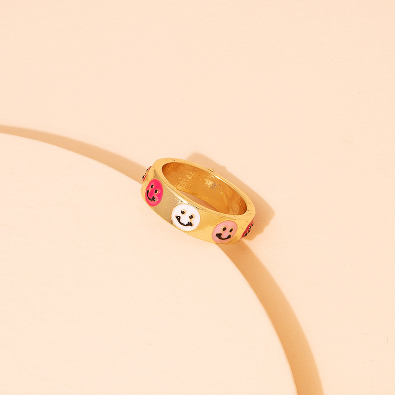 Bague Smiley Coréenne Mignon display picture 6