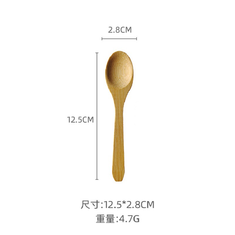日本製竹スプーンロングハンドル木製スプーンハニースプーンコーヒー撹拌家庭用小さな木製スプーン食器卸売カスタマイズ|undefined