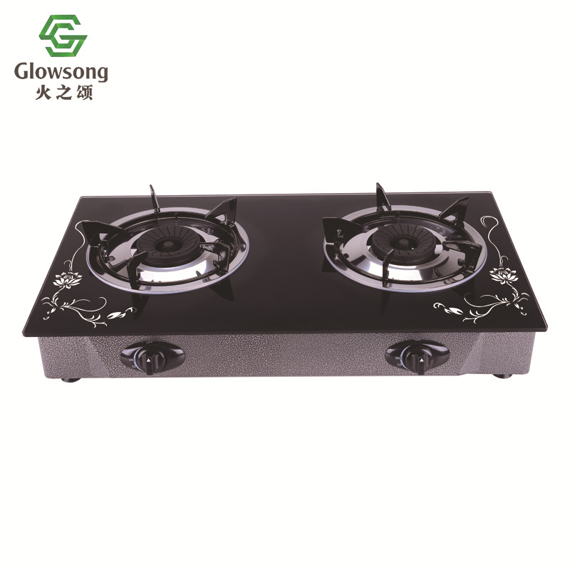 estufa de gas doméstica doble estufa de gas de mesa estufa de gas natural gas licuado estufa de mesa estufa de gas de carbón suministro de fábrica