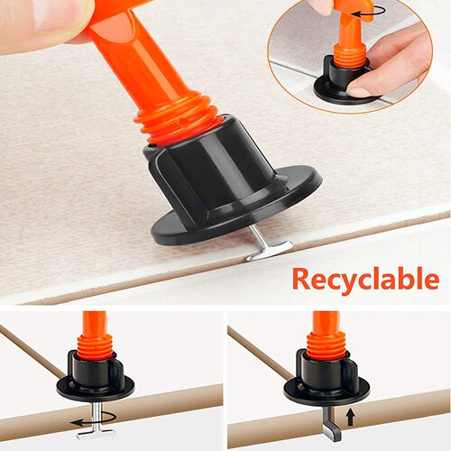 Cross-border 326pcs/bag tile leveler T-shaped adjuster cross floor and wall tile positioning tool