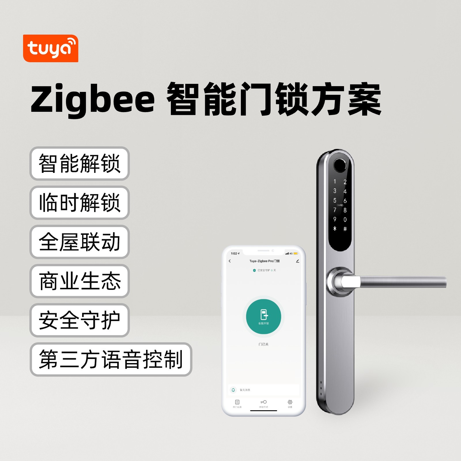 Zigbee 스마트 도어락 솔루션