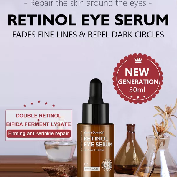 Cross-Border Vibrant Glamour Retinol Eye Serum Remove Black Eyes Fadedry