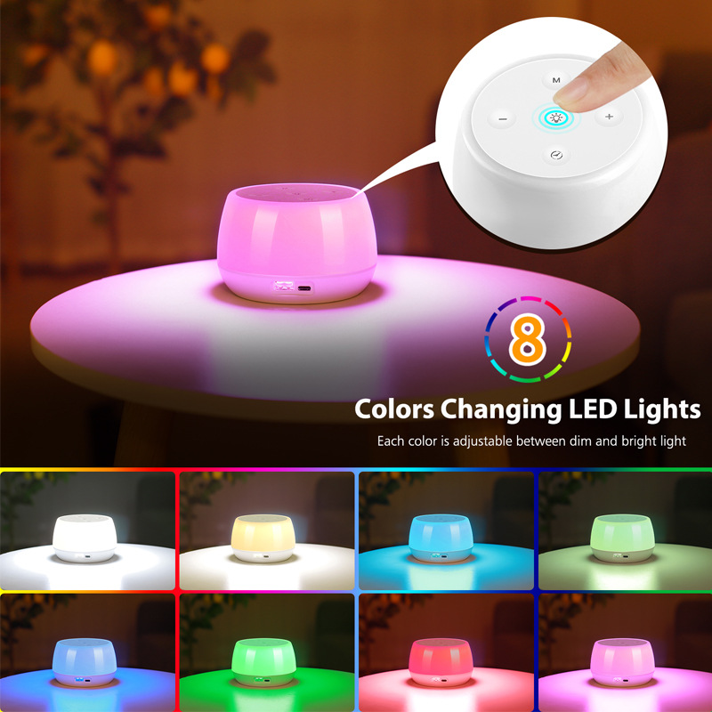 Nuevo colorido plug-in luz nocturna lámpara de noche lámpara de mesa lámpara de ambiente táctil con cargador USB Amazon caliente