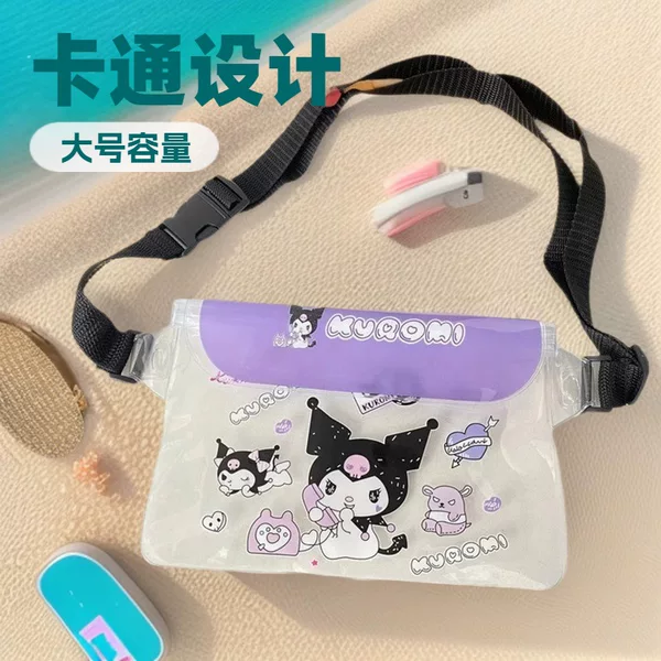 Cartoon Waterproof Large Cartoon Mobile Phone Waterproof Bag Water Park Cross-Body Bag Swimming Rafting Cross-Body Bag Waterproof Bag