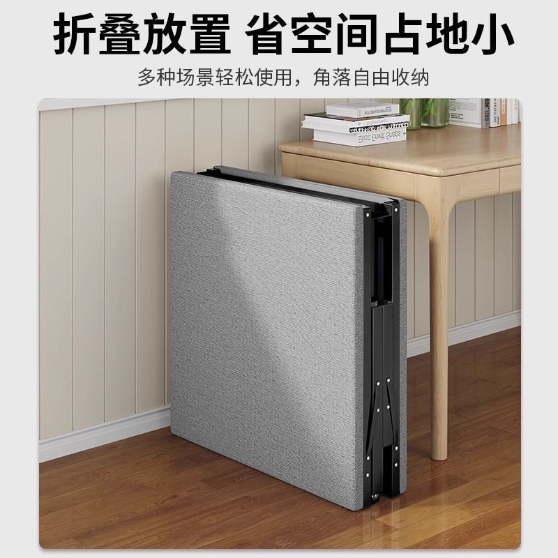 シングルベッド 家庭用折りたたみベッド レンタルルーム 小さなベッド 寝室用エクストラベッド 1.2m シンプルベッド 大人用 1.5m ダブルベッド|undefined