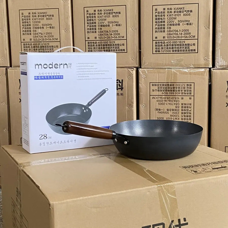 日本式極鉄煎り鍋28cmコーティングされていないフライパン家庭用オムレツ焼き物鍋卸売り|undefined