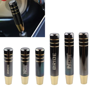Car Modification Universal Nos Bride Black Gold Gear Shift Knob 9Cm13Cm18Cm Aluminum Alloy Personalized Gear Shift Knob