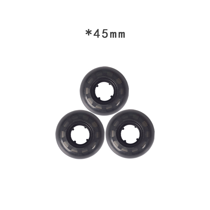 滑板车轮子医疗脚轮PU聚氨酯轮子行李车静音轮 购物车轮子扭扭车