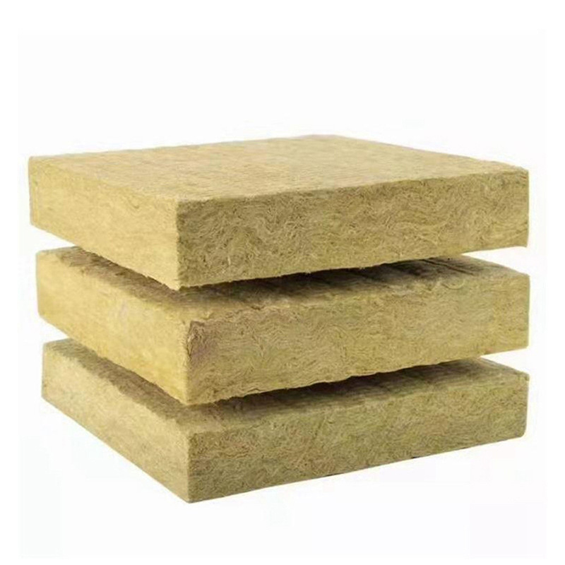 50 tablero de aislamiento de lana de roca ignífugo de pared exterior tablero de aislamiento de lana de roca resistente al fuego tablero de aislamiento de lana de roca rígida hidrófoba