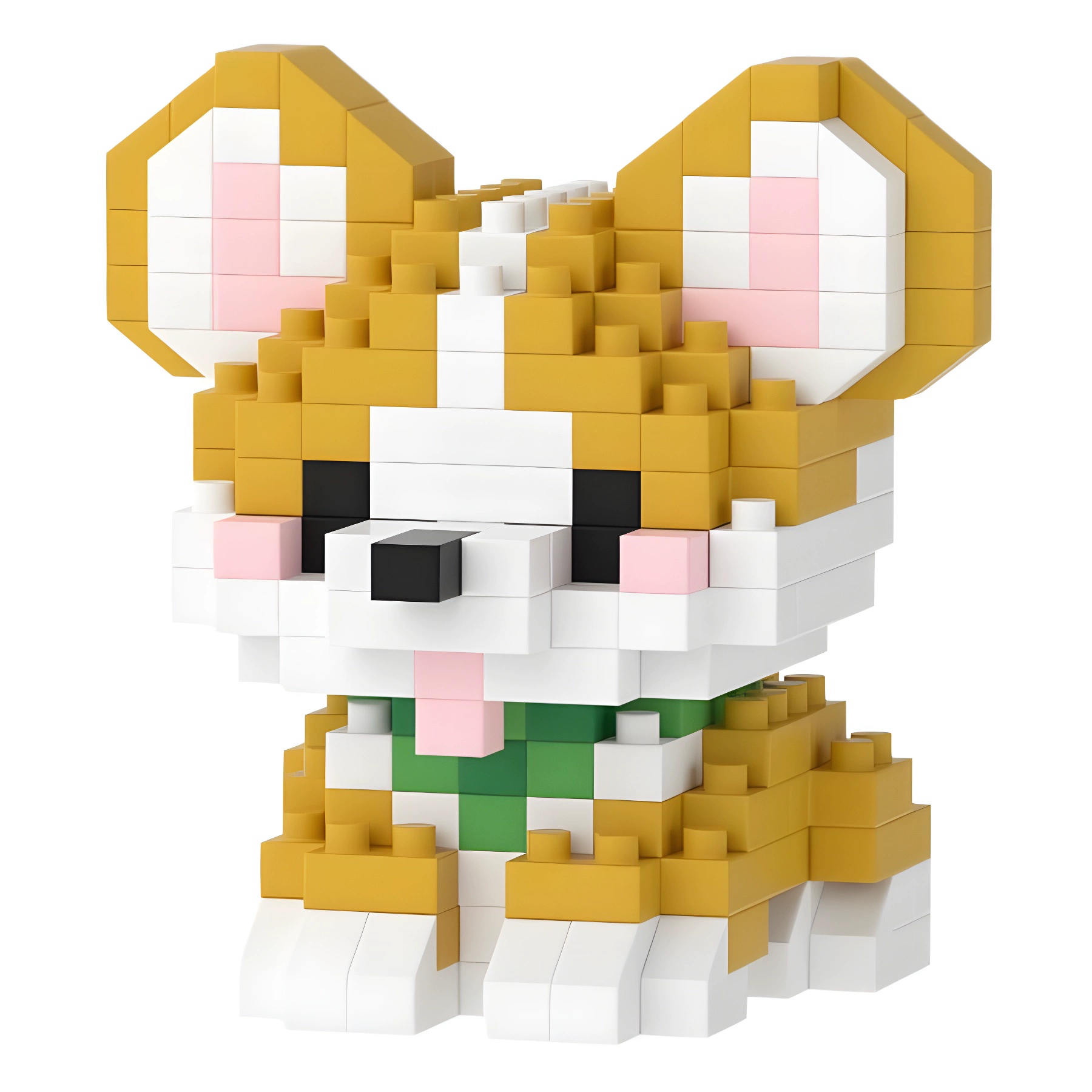 Игровой набор Micro Brick для домашних животных (Mekansm) — милые фигуры собак и кошек, разные породы, цветная коробка 8×11,5×4,5 см