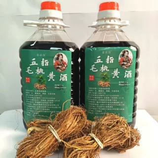 梅州客家火炙五指毛桃娘酒农家纯手工制作低度甜酒暖身