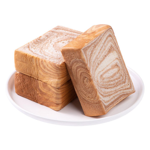 Thick Sliced Toast Chocolate Tiramisu Slice Bread Student Breakfast Pastry Snack Full Carton Factory Wholesale