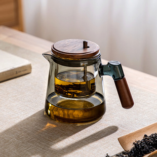 Teapot for Home Use, 2025 New Model, Tea-Water Separation, Filter Glass Liner, Tea Set, Elegant Cup, High Borosilicate, Thickened