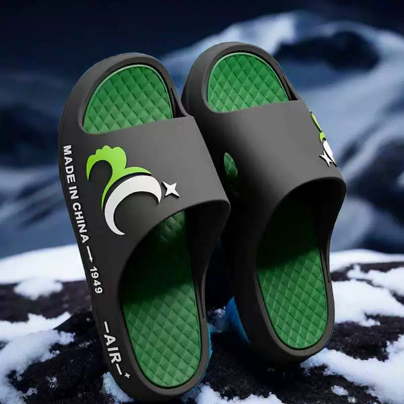 Мужские нескользящие дезодорированные стиль slippers, слайд платформа, мягкая подошва