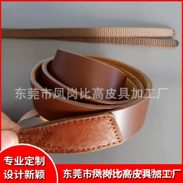 复古头层皮柔软减压单反微单相机背带相机肩带