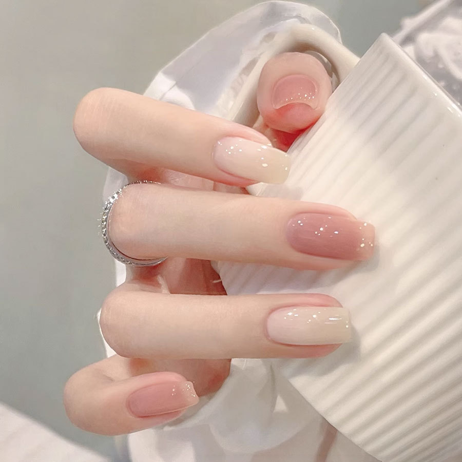 Juego de Esmalte de Uñas Gel Lechoso Set, Secado, Capa de sellado, Refuerzo, para Salón de Uñas