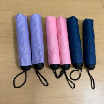 雨伞厂家批发纯色折叠黑胶防晒伞女士伞遮阳伞广告太阳伞韩版印刷