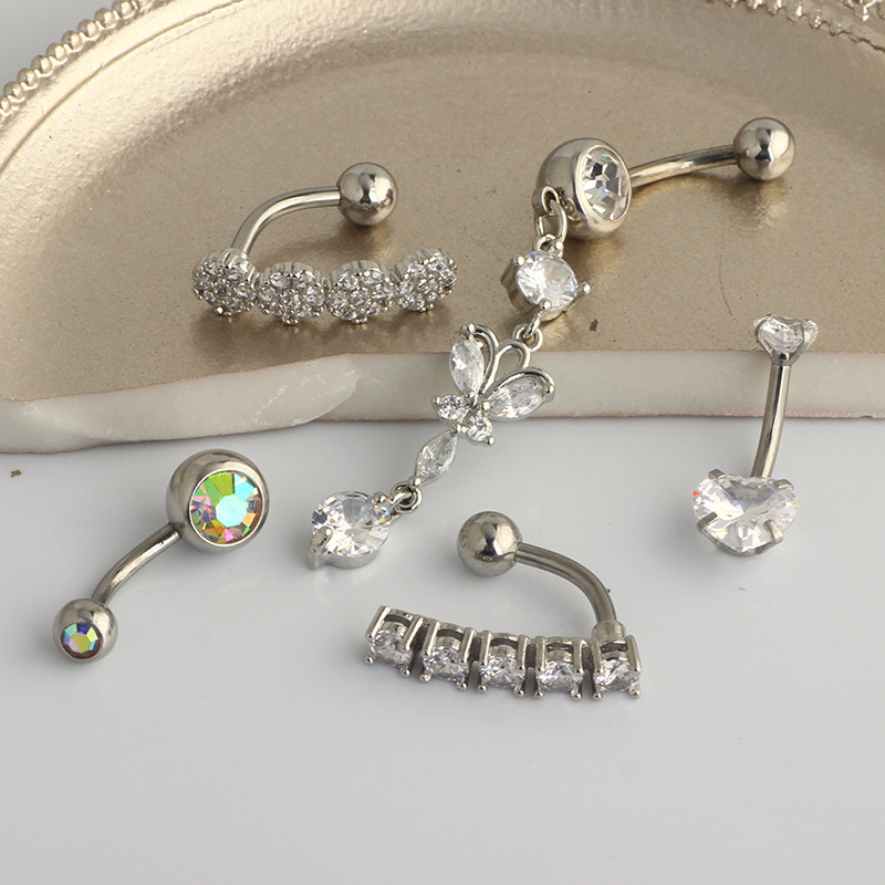 Labret piercing jewelry detail image