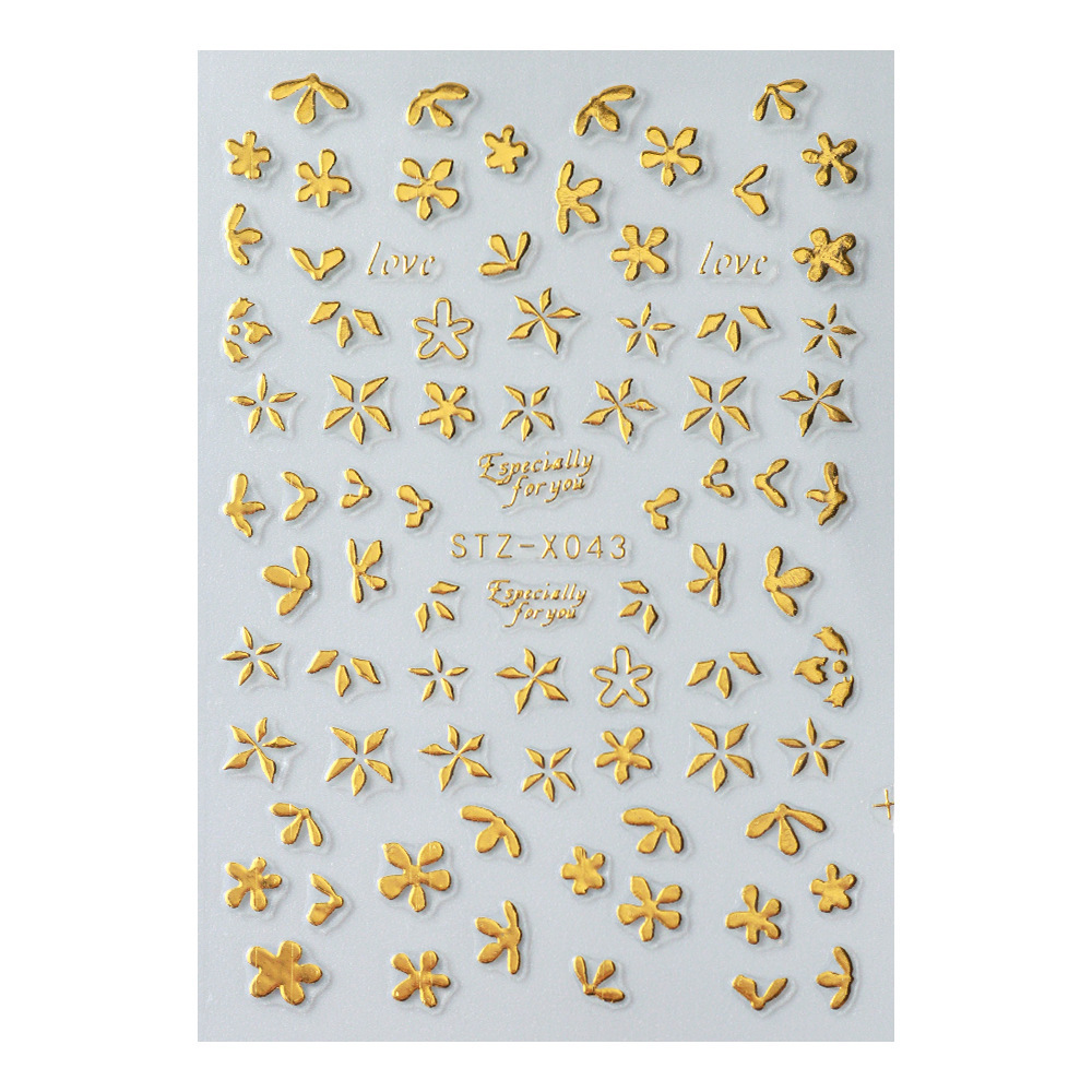 10g Weight Nail Sticker Nail Supplies 1 Set Quantity Stickers Material Starry Sky, Flower, Butterfly Pattern Retro, French Style, Simple Style Style Retro French Style Simple Style Starry Sky Flower Butterfly Stickers Nail Sticker 1 Set 1