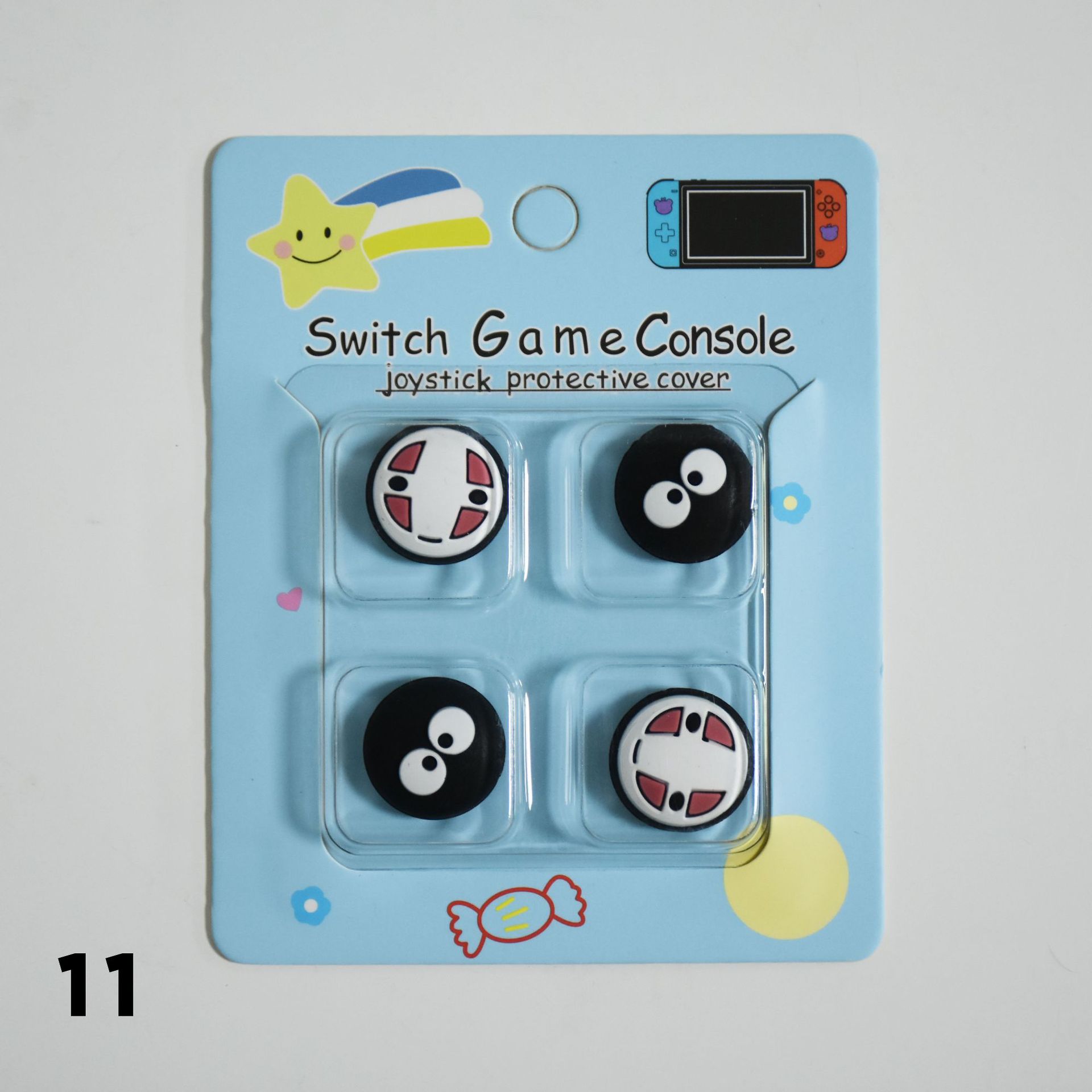 Tapa basculante de silicona de Nintendo Switch de dibujos animados NS Lite tapa basculante tapa protectora mango tapa protectora basculante