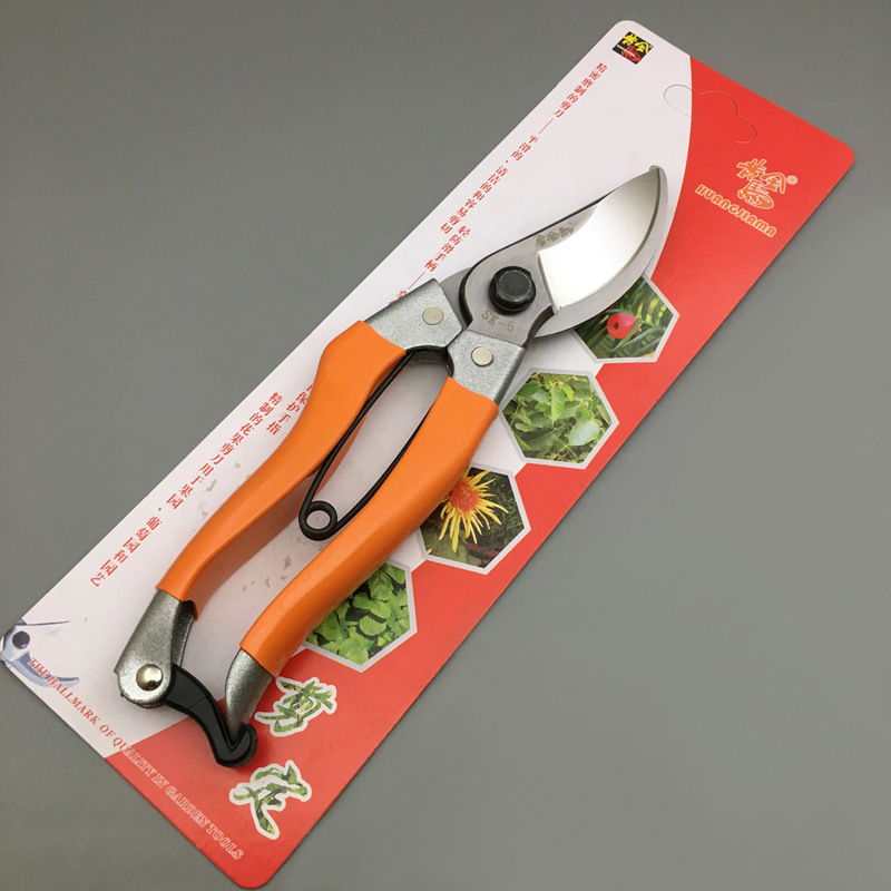 黄金马包胶铁柄园林剪刀 园艺剪刀树枝剪修枝剪果树剪刀园林工具