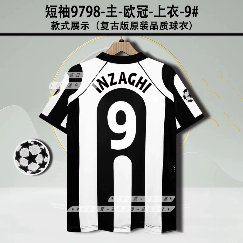 Джерси Ювентус 9597989900141516 C Ronalbara Pilllo Pogba, ретро футбольная форма с длинным рукавом