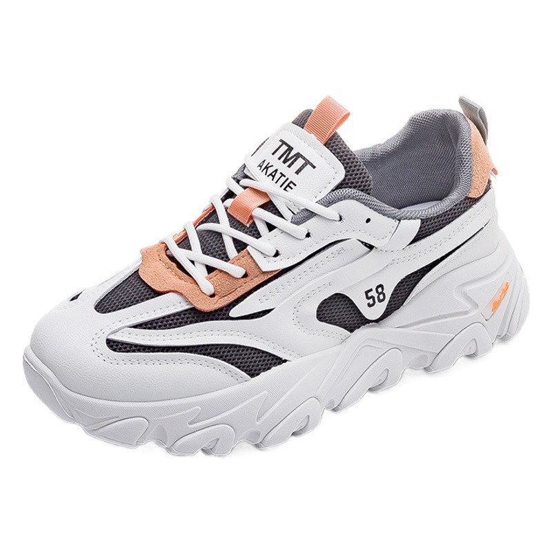 Zapatos de estilo coreano para mujer, primavera 2022, nuevos zapatos deportivos transpirables y versátiles para estudiantes, zapatos casuales de moda para mujer 7781