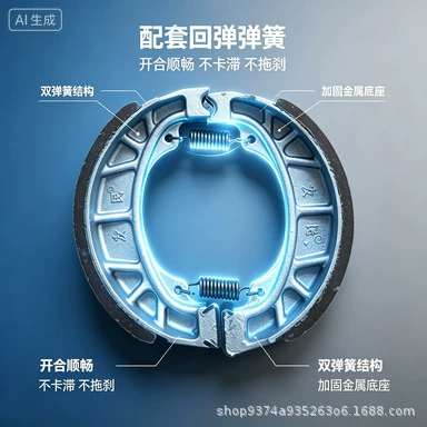 Other Electric Vehicle Accessories pads, tricycle 110 drum brake